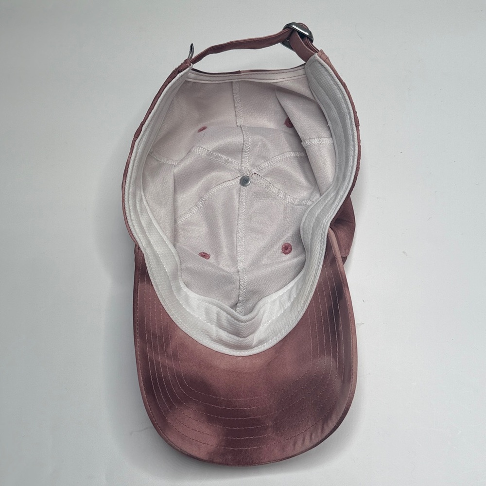 Athleta Kinetic Print Baseball Cap Heather Rose Pink Sport Beach Run One Size - Picture 5 of 6